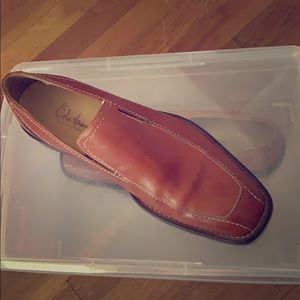 Cole Haan Mens camel dress shoe